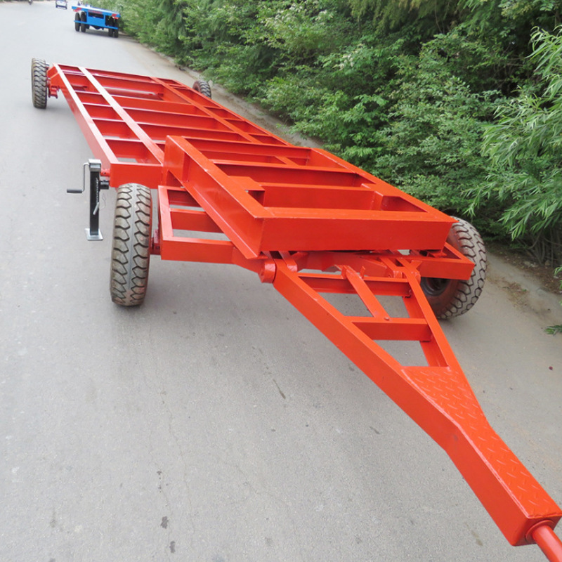 无动力平板转运拖车 平板车 工厂码头机场物流 大件转运周转