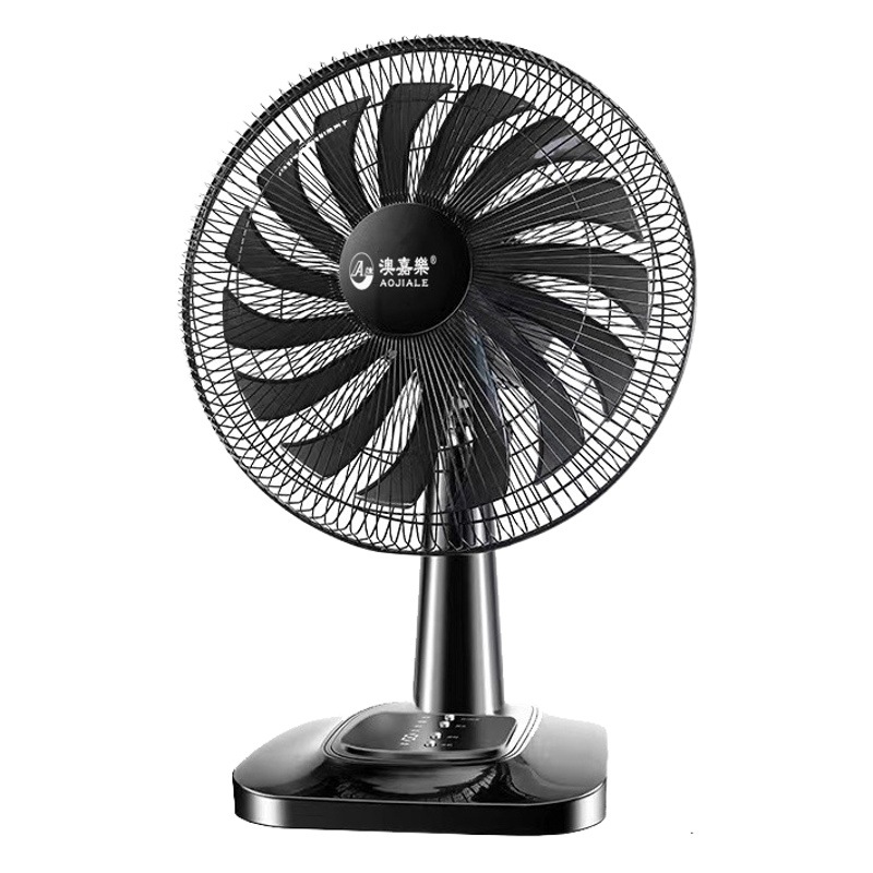 Ventilador eléctrico de escritorio para el hogar ventilador de escritorio al por mayor mudo 12 pulgadas ventilador de escritorio de 16 pulgadas sacudiendo la cabeza dormitorio ventilador de generación de una pieza