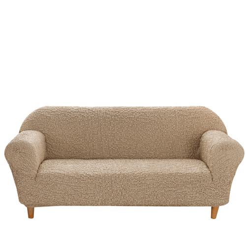  New Cream Cloud Seersucker All-Inclusive Sofa Cover Elastic Non-Slip Anti-Cat Scratch Sofa for Four Seasons