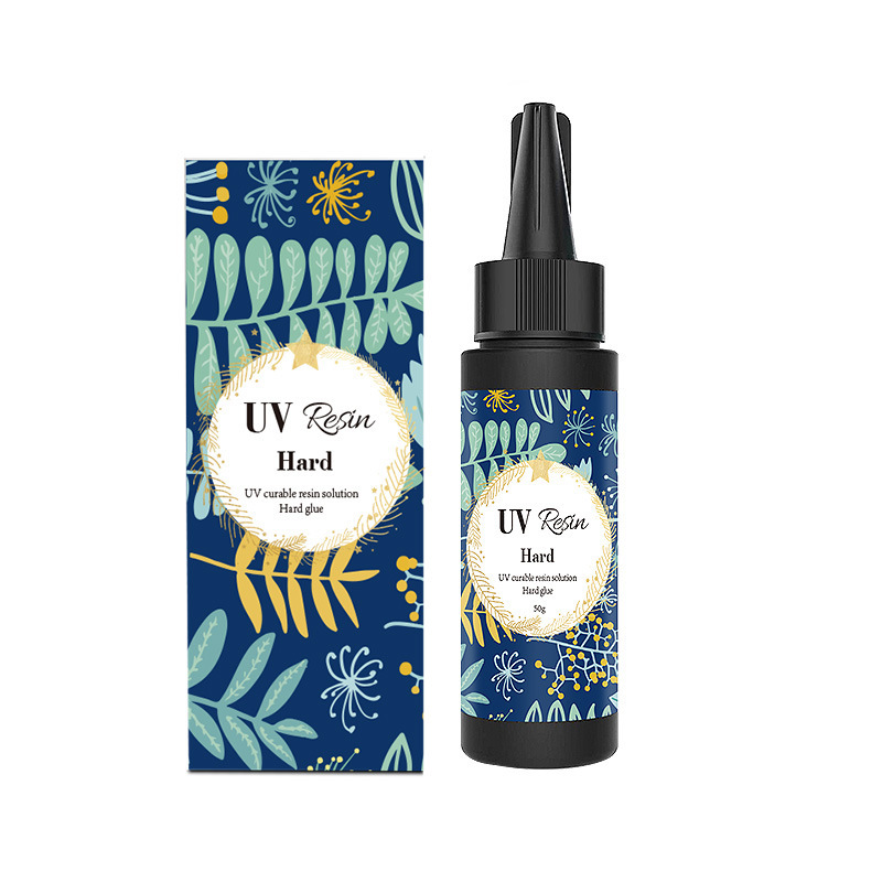50g 고투명 경질 UV 접착제(냄새가 적고 색상 상자가 있는 희귀 모델)