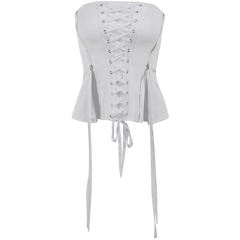 Title 15, Fashion Hottie Seksi Askısız Yelek, vücudu şeki...