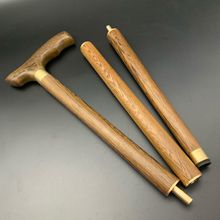 实木拐杖 老人鸡翅木拐杖三节可拆卸手杖 便携登山杖工艺礼品批发