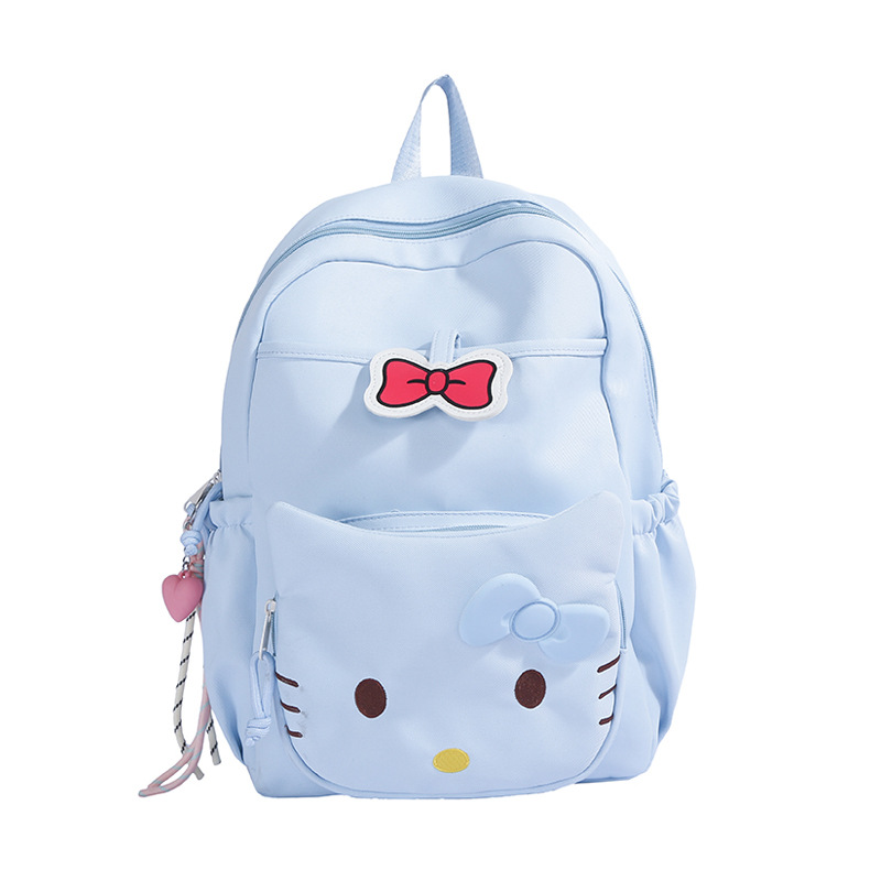 Nueva mochila de dibujos animados lindo, simple y casual, mochila para estudiantes universitarios de secundaria y preparatoria, viaje de gran capacidad