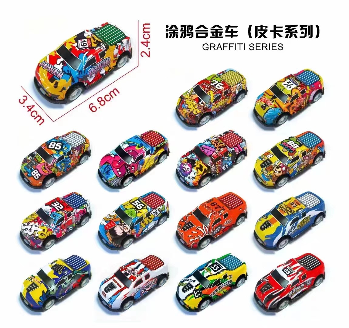 Coches de aleación mini coches de juguetes para niños al por mayor puestos de carga de azúcar modelo de automóvil de simulación