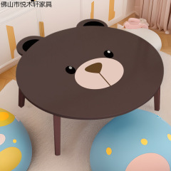 幼儿园桌子折叠儿童房间卧室多功能卡通床上小桌子1-3岁电脑书桌