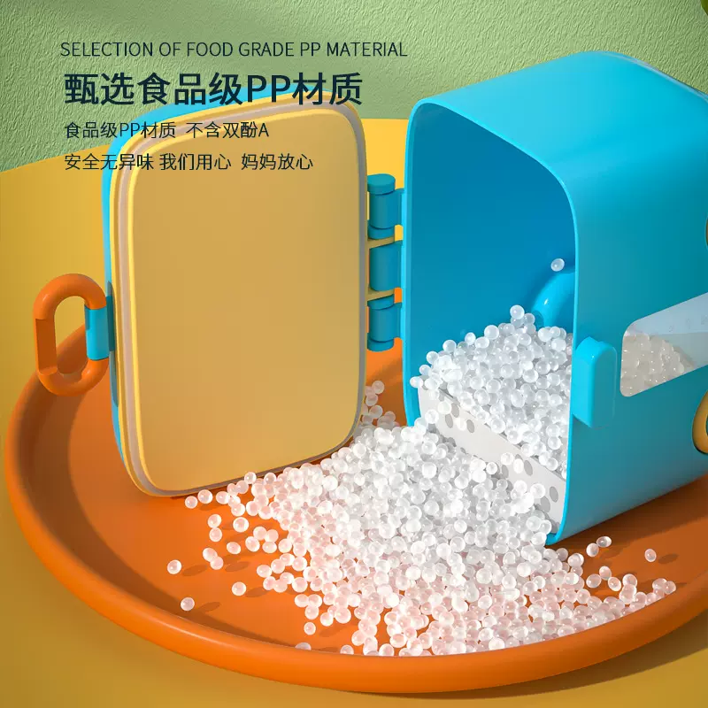 宠物储粮桶猫粮储存盒密封箱子防潮装狗粮的存储盒子放猫咪收纳箱