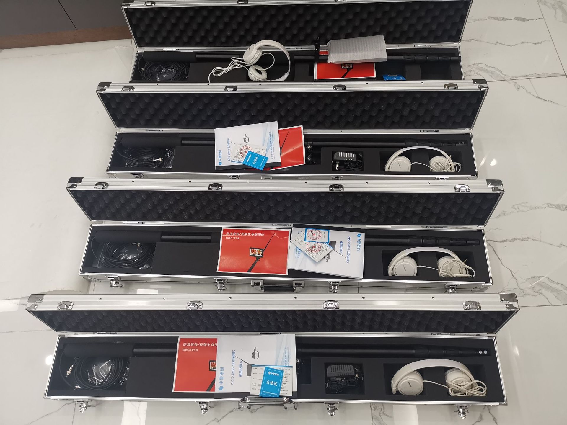 5百万音视频生命探测仪5米红外伸缩臂镜地震消防救援用摄像头可视