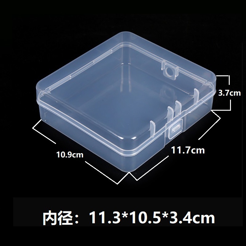 Caja cuadrada caja de plástico rectangular caja de plástico transparente caja de almacenamiento caja de embalaje pp caja de caja pequeña fabricante mini caja image 38