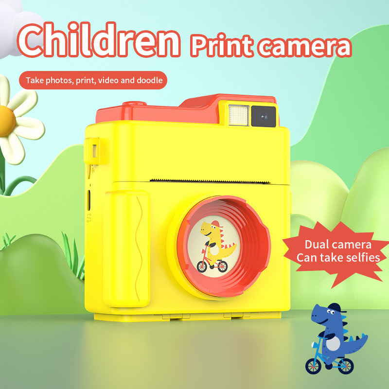 Instant Camera for Kids, High-Definition Video and Photo Toy Camera, Instant Print Paper Kids Camera