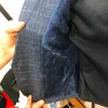 Y066-1 velvet gray and blue jacket + pants (with bouquet corsage)