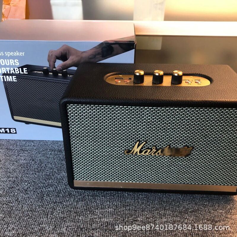 Huaqiangbei Top-Of-The-Line Acton2 Home Bluetooth Speaker M18 Desktop Rock Retro High-Volume Stylish Speaker