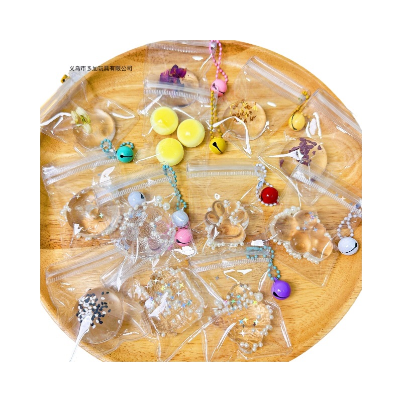 B Le Jia Jia Food Play Colgante pequeño campana nariz pequeña pellizca Le tpr mochila escolar colgante simulación juguetes ventas directas de fábrica