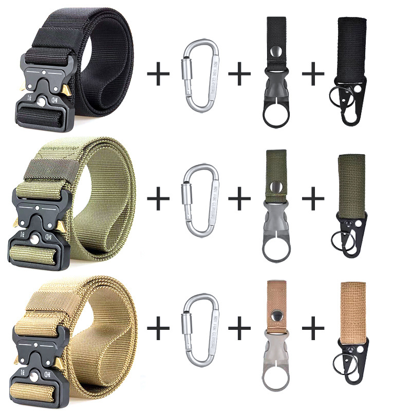 Cinturón táctico Cobra, cinturón de nailon, cinturón para hombre, cinturón de lona, cinturón para pantalón, cinturón extendido para hombre, cinturón versátil de moda para hombre
