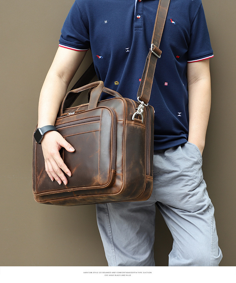 Maleta Executiva Couro Genuíno Genebra - Image 1