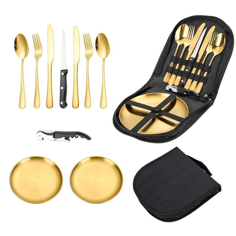 골드 10 피스 세트 (병따개 2 명)