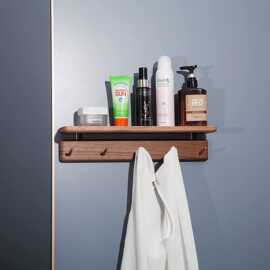 卧室收纳架免挂衣架打孔包挂钩创意衣帽架入户墙上钥匙包壁挂玄关