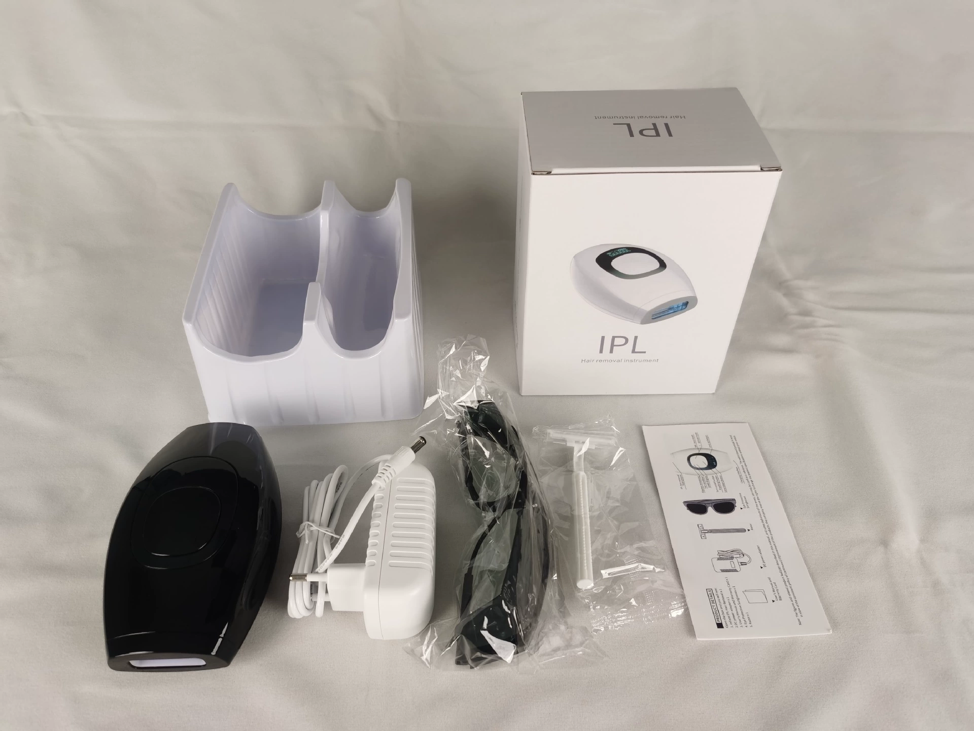 IPL Hair Removal Device, 5M Flashes, 470–1100 nm, Portable Home Export Model