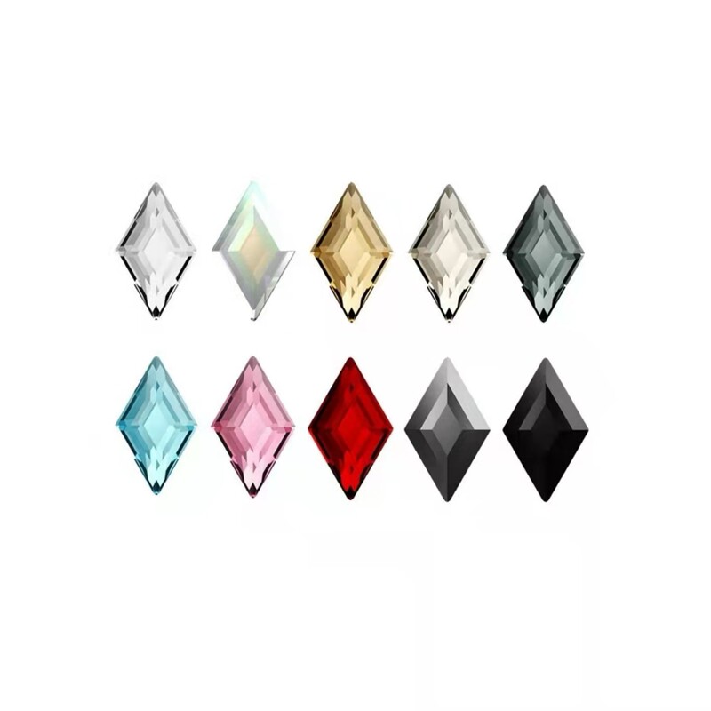 Flat bottom 2773 rhombus Super Flash nail Diamond DIY Austrian Diamond Huazi flash wear manicure genuine goods polo Austria Flat bottom 2773 rhombus Super Flash nail Diamond DIY Austrian Diamond Huazi flash wear manicure genuine goods polo Austria