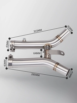 Modified Scorpio Hexagonal F02: Exhaust pipe