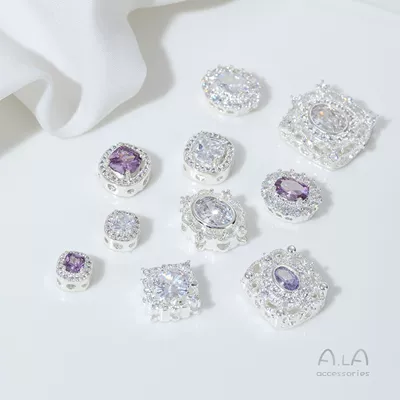 Zərgərlik ara hissələri: Zircon Round Water Drop