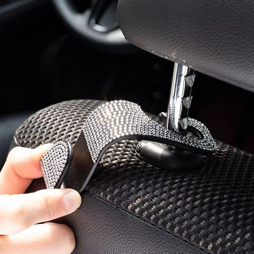Cross-border car hook diamond pendant creative rear seat backrest hanging hidden hook car car hook