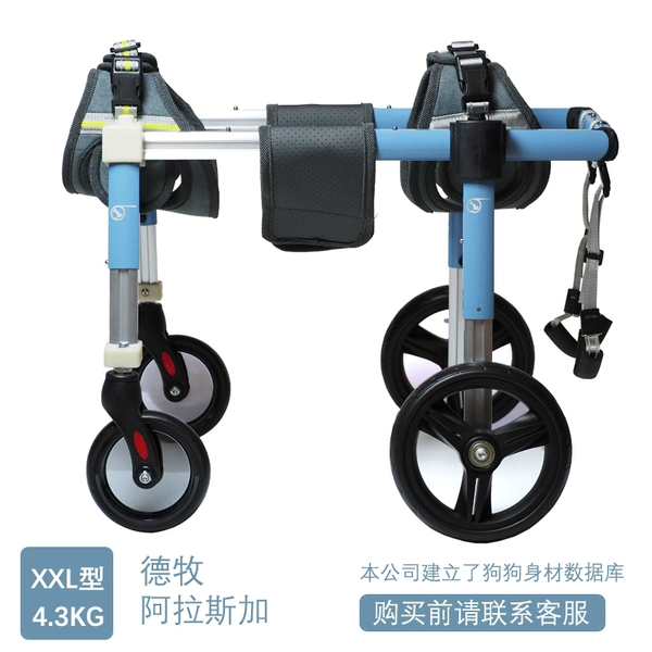 Xxl four -wheeled blue