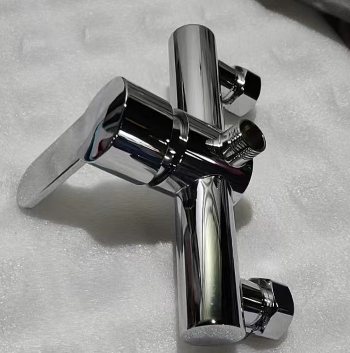 304 de acero inoxidable simple de dos funciones baño ducha sola función caliente y fría válvula de mezcla grifo