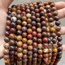 天然战国红玛瑙散珠红花玛瑙圆珠串珠半成品diy手链项链饰品配件