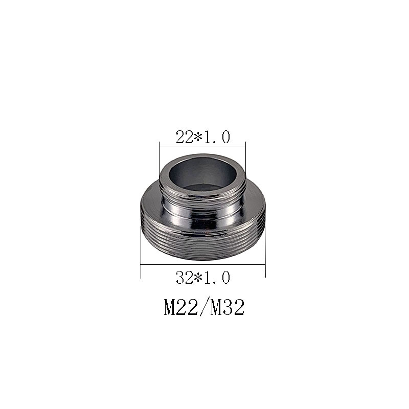 Adaptador purificador de agua de grifo Boquilla DE AGUA Bubbler 22 boquilla fina 4 puntos cabezal de ducha de dientes gruesos Alambre de alineación reductora 24 cobre