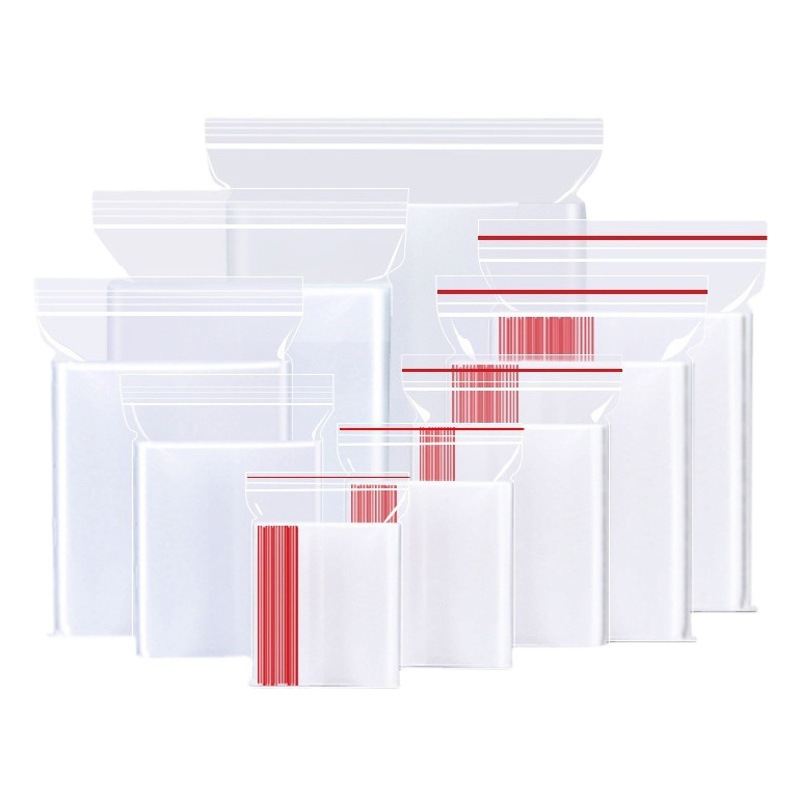 Bolsa autosellante Bolsa de sellado de alimentos transparente PE Necesidades diarias Bolsa de sellado de plástico Bolsa de embalaje de joyería Bolsa de sellado de plástico Bolsa de hueso