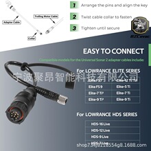 1852076 MKR-US2-16 9 ��m������|�m��� Lowrance Elite Ti2