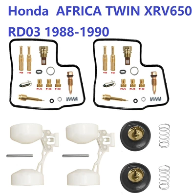 Suitable for Honda Africa Twin Xrv650 Rd03 1988-1990 Carburetor Repair Kit (Motorcycle engine and accessories) - 001-honda-africa-twin-xrv650-rd03-1988-1990
