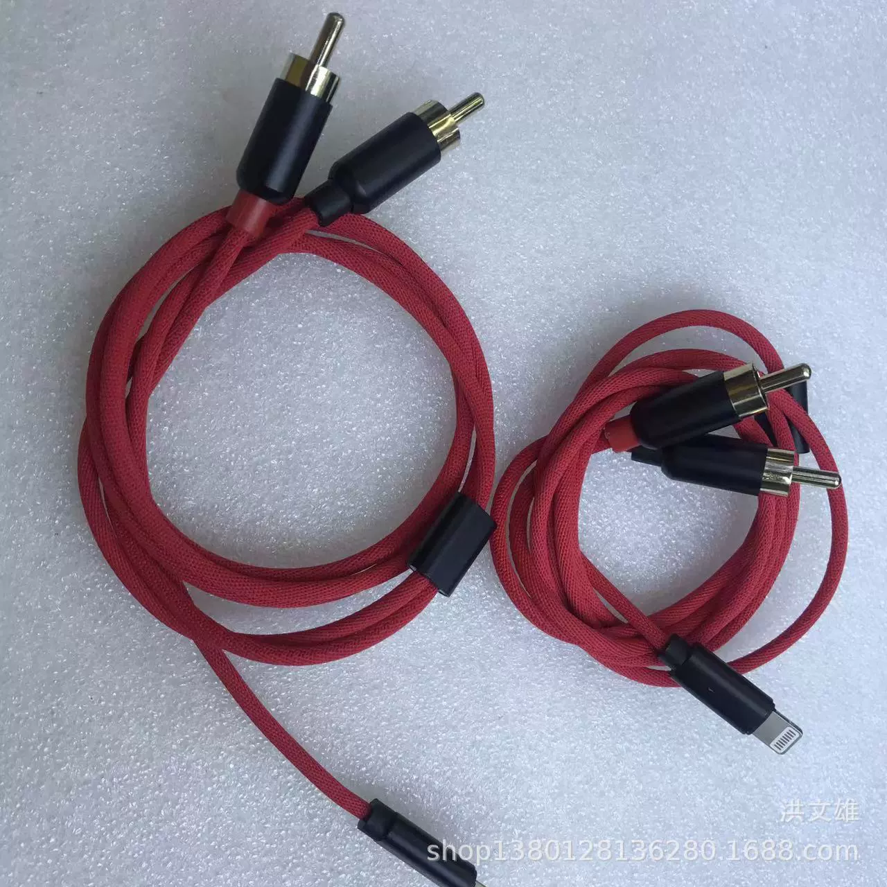 Подходит для Apple to 2rca двойной линии лотоса аудиокабель для динамиков аудиокабель один к двум один к двум RCA кабель