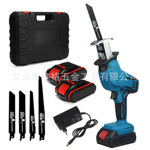 Electric Reciprocating Saw Household Rechargeable Small Outdoor Handheld Electric Saw Logging Lithium Electric Saber Multi-Function Hand Electric Saw