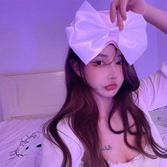 Ins big bow eye mask comfortable breathable skin-friendly sunshade photo-taking magic headband