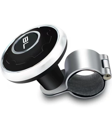 in stock General Motors steering wheel booster ball booster for easy steering, one-hand steering gear with steel ball bearing (Steering wheel booster) - black