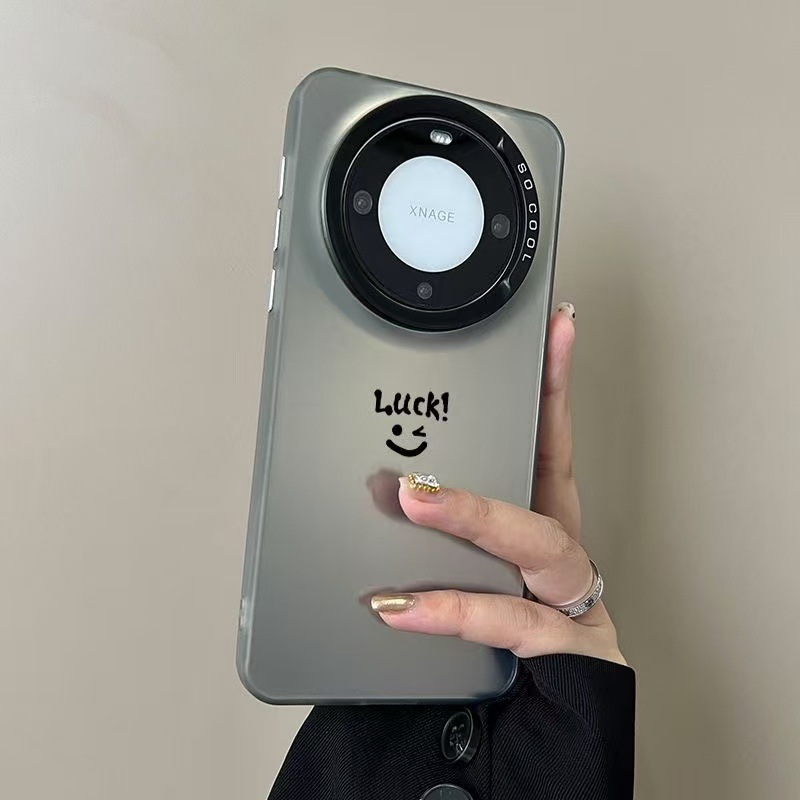 La nueva cara sonriente es adecuada para la carcasa del teléfono móvil Huawei mate60Pro p70 simple disfrute 70 gloria 100nova12
