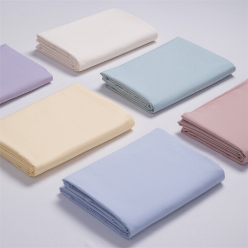 Simple solid color aloe vera cotton sheets single piece household skin-friendly sheets student dormitory single and double sheets pillowcases wholesale