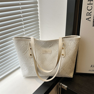 Bag Women's 2025 New Fashion All-match Large Capacity Tote Bag High-end Niche Design Shoulder Handbag