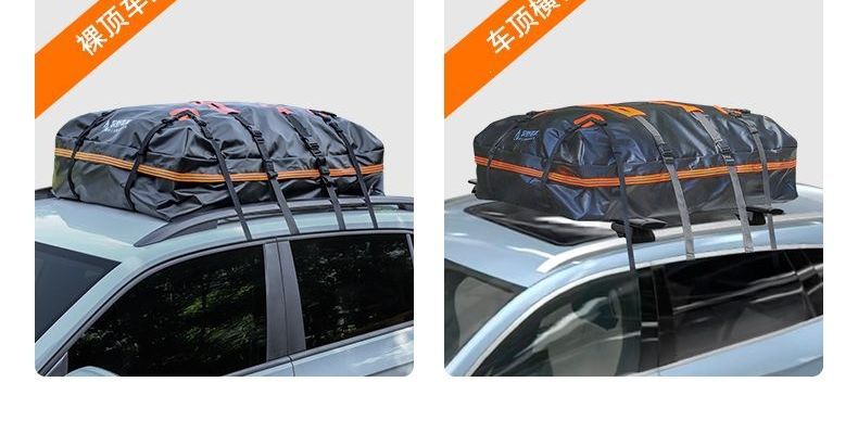 Roof bag, SUV roof bag, rainproof and waterproof roof bag, car luggage rack luggage bag, new rainproof model