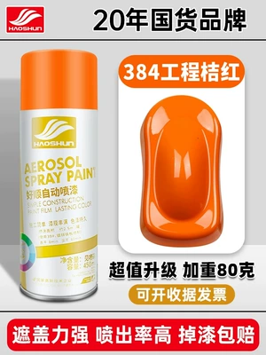 Black and White Automatic Spray Avtomobil boyası - engineering-orange-450mlbottle
