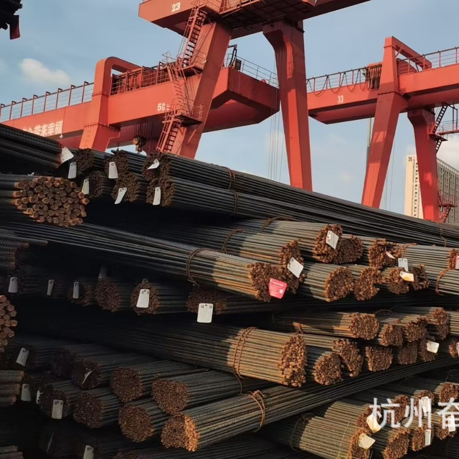 沙钢三级螺纹钢杭州批发建筑钢筋工程垫资钢材代理