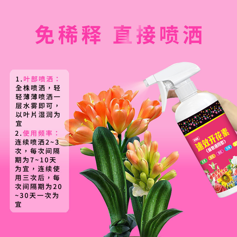 速効性開花素、花用インスタントスプレー養液、花観賞用花、一般花用肥料、工場卸売|undefined