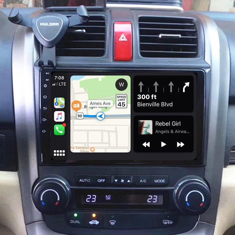 Для Honda CR-V — Android-навигация с большим экраном, автомобильный HD-дисплей с Wi‑Fi, интегрированная мультимедийная система