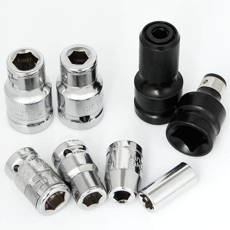 Hexagonal girar cabeza cuadrada girar agujero hexagonal lote cabeza giratoria manga llave eléctrica conmutación cabeza grande, mediano y pequeño accesorios de vuelo