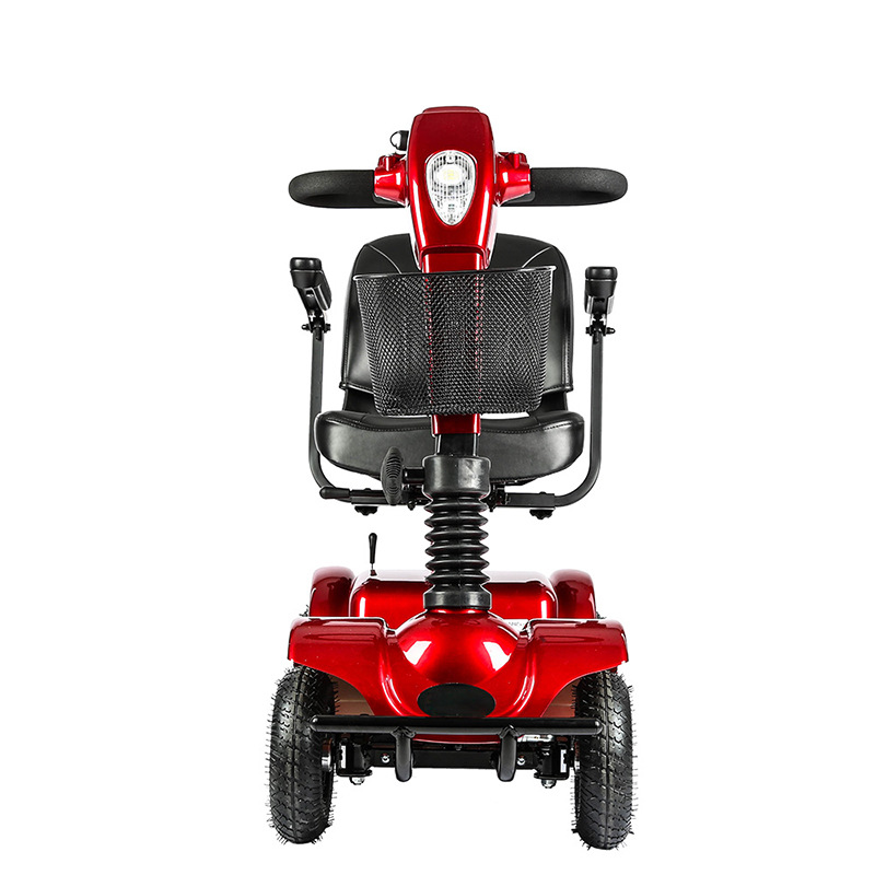 老年人代步车智能四轮电动车老人手动折叠残疾人助力代步轮椅批发