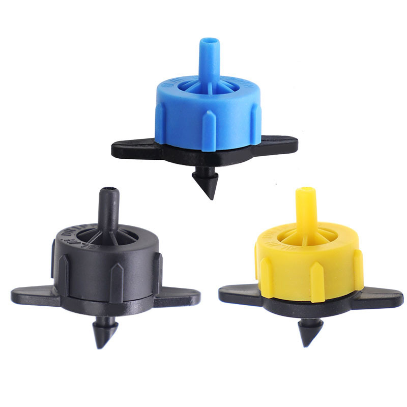 Compensación de presión de jardín de árboles frutales goteo tubo pe equipo de riego automático agrícola riego por goteo de flores 2 / 4 / 8L estabilizador de flujo