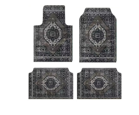 TEMU cross-border hot-selling retro Persian national wind car dirt-resistant wear-resistant easy-to-care foot mat four-piece wholesale