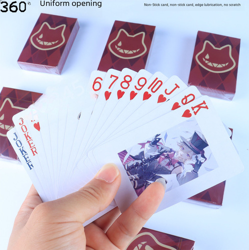 Original YS God game accessories, Lin Lini playing cards, Lin Ni costume props, Fengdan magic cards 