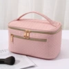 Woven bucket bag-pink
